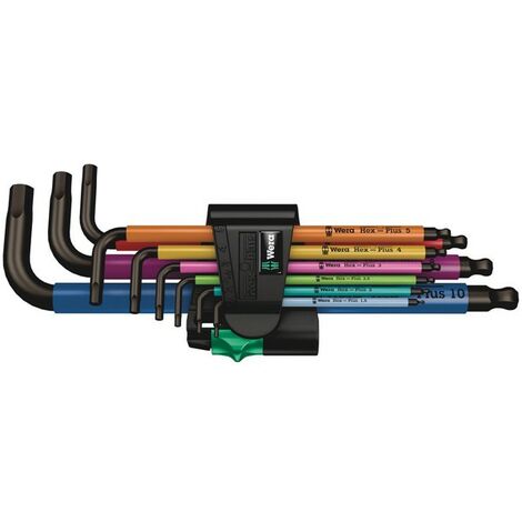 Wera Winkelschlüssel-Satz Hex-Plus Multicolour 1, 1,5-10mm