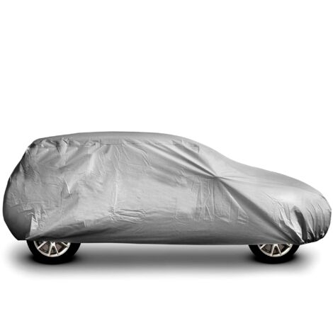 Werka Pro – Housse de voiture 2 volumes doublée – Matière extérieure PEVA 100% étanche – Résistance de -15°C à +50°C – Dimensions XL 508x203x155cm