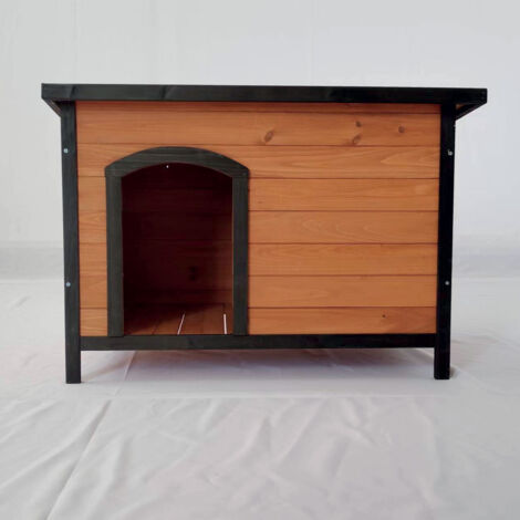 Meuble Cage Pour Chien – Chêne Fumé – 45x62x59 Cm – Niche Intérieur, Neuf