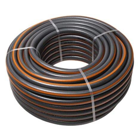 Werka Pro – Tuyau d'arrosage renforcé 40 m – Armature tricotée anti-vrille – Diamètre 19 mm – Pression max 40 bars – PVC traité anti-UV