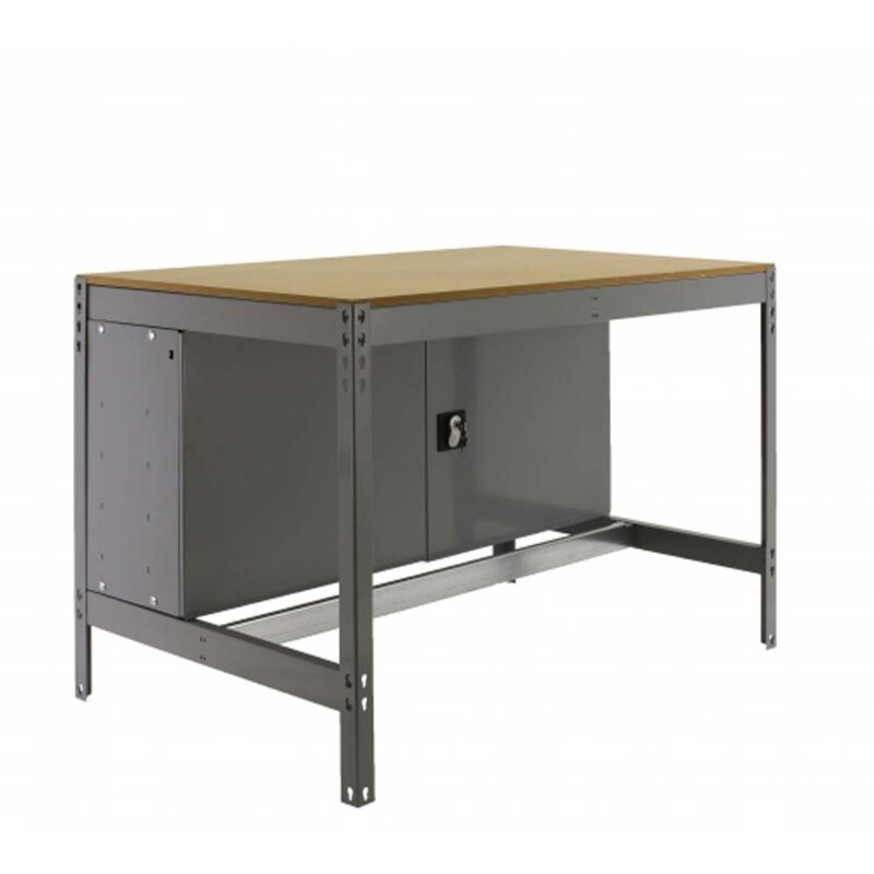 Tabli buffalo avec armoire HxLxP 84x90x61cm Capacité de charge 400kg Gris