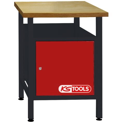 Werkbank mit 1 Tür, H840xB600xT600mm