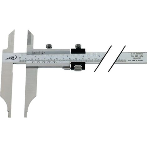Werkstattmessschieber mit Spitzen, mit Feinstellung 500 mm