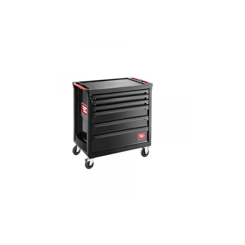 Image of Facom - Extragroßer Werkstattwagen 6 Schubladen 4 Module pro Schublade – Schwarz – ROLL.6NM4APF