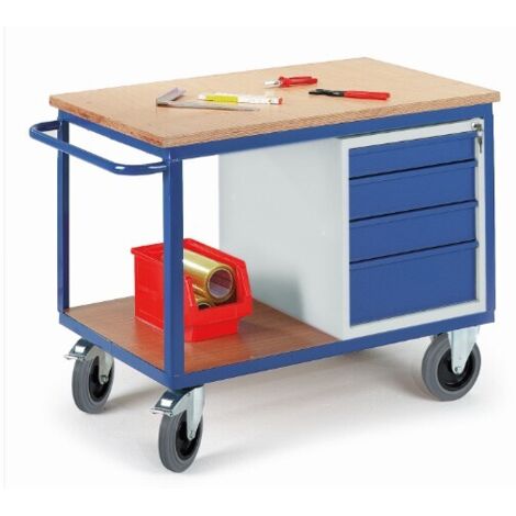 Werkstattwagen mit 4 Schubladen 600kg Tragkraft