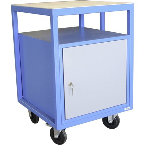 Werkstattwagen Werkzeugwagen Rollwagen Werkbank Schubladen abschließbar Stahl
