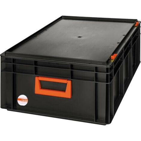 Centi Stapelbox 6Stk. Aufbewahrungsboxen Groß, 60 Liter Boxen
