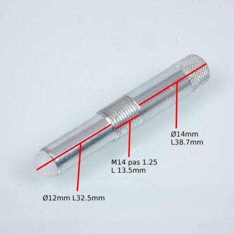 werkzeug kolbenblocker sifam m14 steigung 1.25 teflonende für