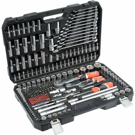 Werkzeug-Set xxl 1/4, 3/8, 1/2 216 Stk. Yato YT-38841