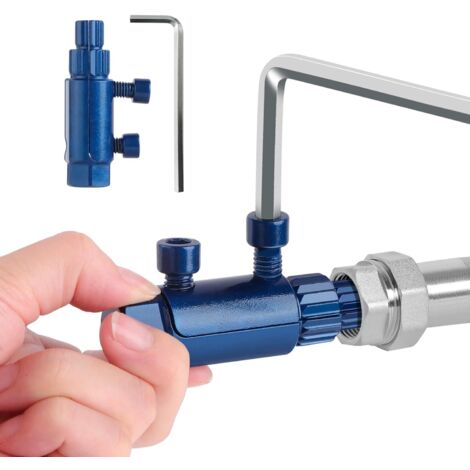 Werkzeug zum Ausdrehen abgebrochener Rohrgewinde und Werkzeug zum Ausdrehen abgebrochener Ventilgewinde,Armaturen-Demontageset für 1/2",3/4",1" Rohre,demontierte Schrauben und beschädigte Bolzen, Blau