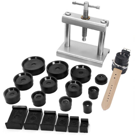 Werkzeuge für die Uhrenreparatur, Pressmaschine für Metalluhrgehäuse, Pressmaschine für Tischdeckel, Presspresse für die Rückseite von mechanischen und Quarzuhren, Werkzeuge zum Batteriewechsel, Ganzm