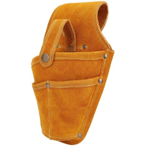 Werkzeuggürteltasche, wiederholt 100000 Mal gespaltenes Rindsleder, hochfeste Bohrmaschine