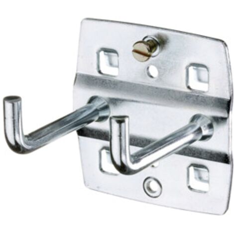 Werkzeughaken doppelt, senkrechtes Hakenende 50x6 mm