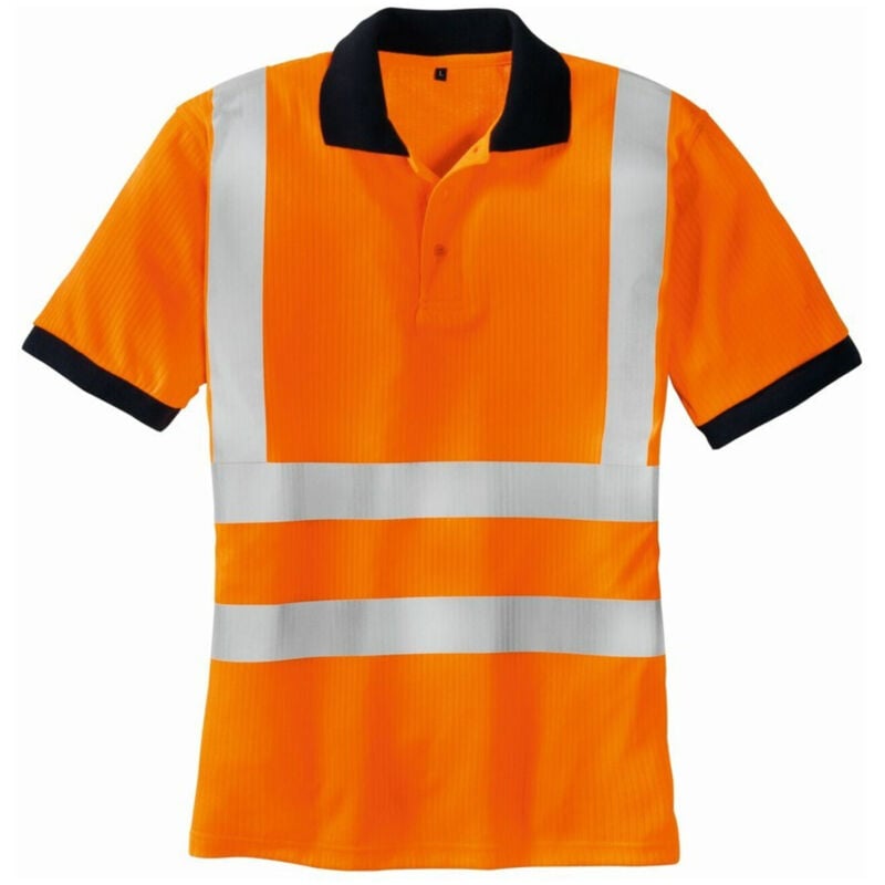 Texxor Warnschutz-Polo-SYLT, leuchtorange, Gr. l