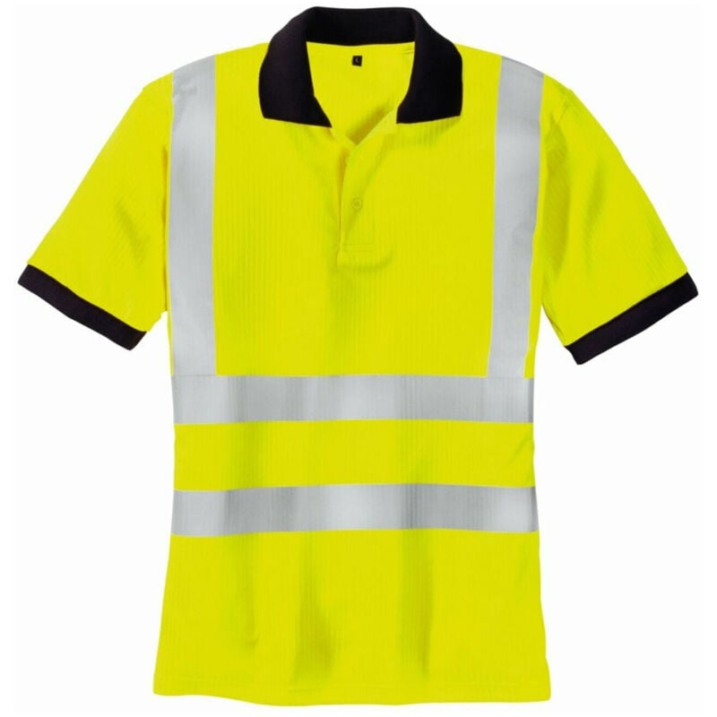 Texxor Warnschutz-Polo-SYLT, leuchtgelb, Gr. 3XL