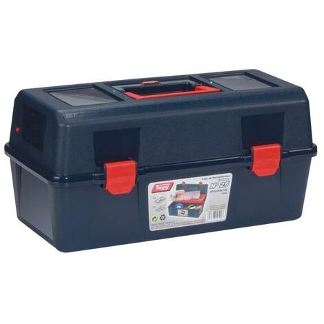 - Werkzeugkasten - 400 x 206 x 188 mm - mit Tragekasten und Sortimentskasten - 15,4 L