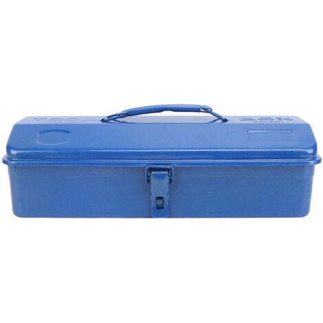 Werkzeugkasten aus blauem Metall, tragbarer Werkzeugaufbewahrungsorganisator für Werkstatt, Garage, Auto oder Baustelle, mit hoher Tragfähigkeit (350 Box bis).