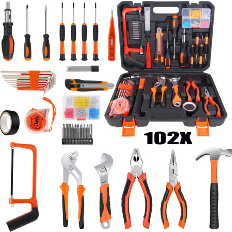 Werkzeugkoffer 102tlg Werkzeug Satz Werkzeugkasten Werkzeugkiste Handwerkzeuge