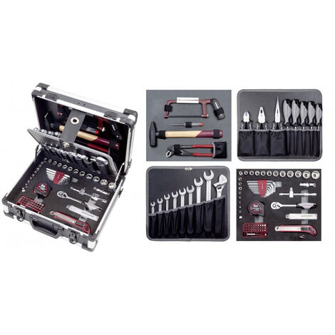 Werkzeugkoffer Basic line B143 KRAFTWERK - 102 Teile - 202.143.000