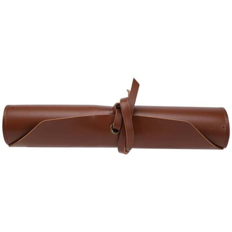 Image of Werkzeugrolle aus Leder, multifunktionale Aufbewahrungstasche für Werkzeugsets aus Leder