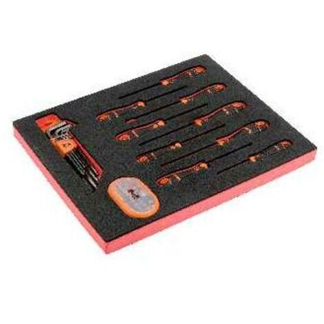 Werkzeugsatz Bahco fit&go 2/3 Schaumstoff 49 Teile