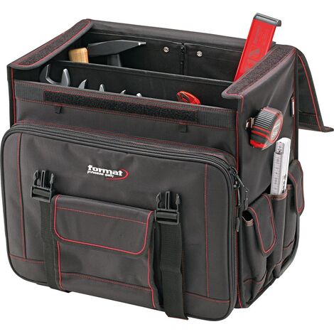 Werkzeugtasche mit Rollen und Teleskopgriff 460x340x450mm Nylon FORMAT