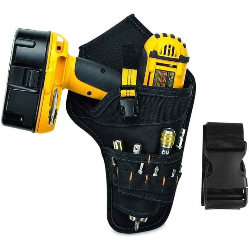 Image of Werkzeugtasche mit verstellbarem Gürtel – Robustes Bohrholster für die elektronische Wartung