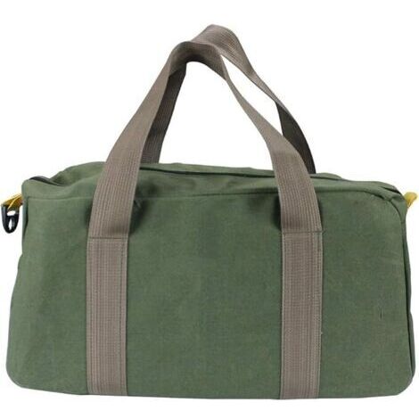 Werkzeugtasche, Werkzeug-Tragetasche, robuste Werkzeugtasche, Werkzeugtasche mit breiter Öffnung, kleine Mehrzweck-Werkzeugtasche, Klempner-Werkzeugtasche (Grün) 12"