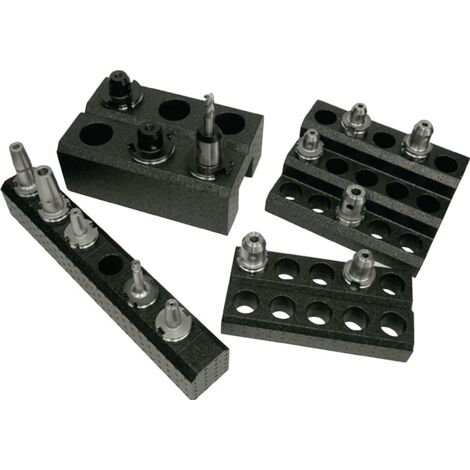 Werkzeugträger SK40 aus Polypropylen Modul 6er Breite 595 x Tiefe 90 x Höhe 10
