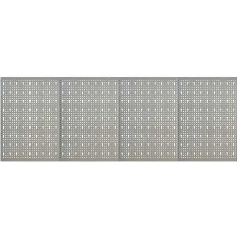 Werkzeugwand 4 Stk. 40×58 cm Stahl