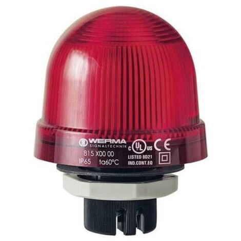 Werma Signaltechnik 815.100.00 lampada di segnalazione rossa