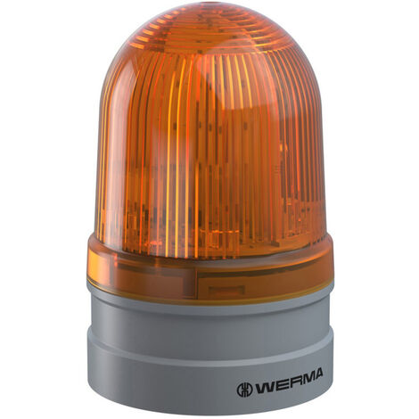 Werma Signaltechnik Signalleuchte  Midi TwinFLASH 12/24VAC/DC YE 261.320.70  Gelb  12 V/DC