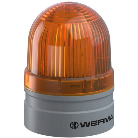Werma Signaltechnik Signalleuchte  Mini TwinFLASH 115-230VAC YE 260.320.60  Gelb  230 V/AC