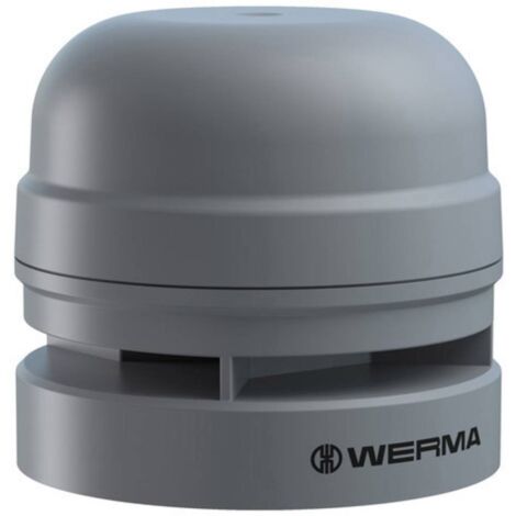 Werma Signaltechnik Sirena 161.700.60 Midi Sounder 115-230VAC GY Tono continuo, Tono pulsato 115 V/AC, 230 V/AC 110 dB