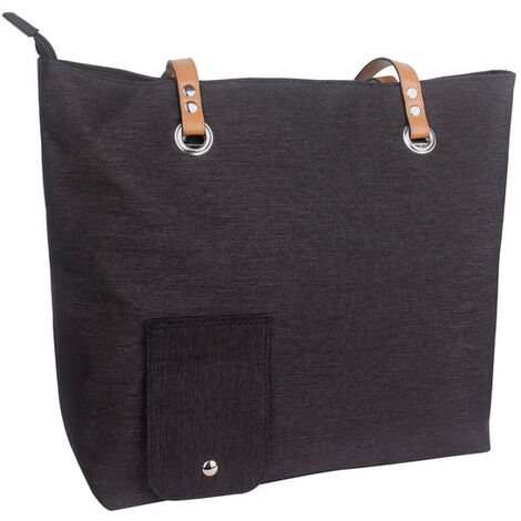 Wessleco – sac à vin de plage Portable, fourre-tout avec distributeur caché, grand sac isotherme à vin avec vessie,Black