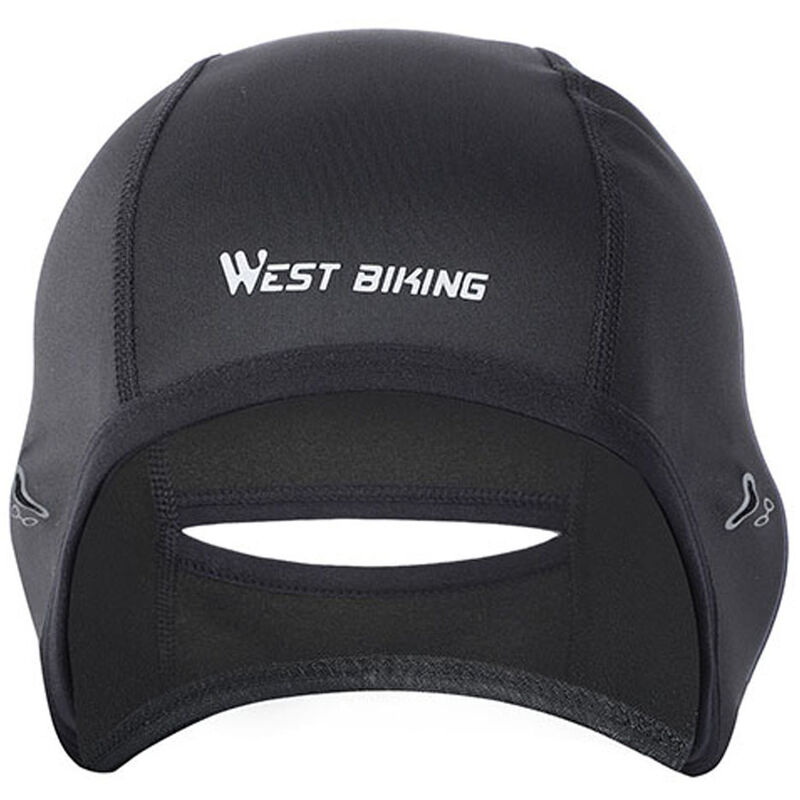 

Gorra de ciclismo de invierno a prueba de viento Polar termico Correr Esqui Motocycle Head Hat Headwear Bandana Bike Warm Caps,Mujer de color - West