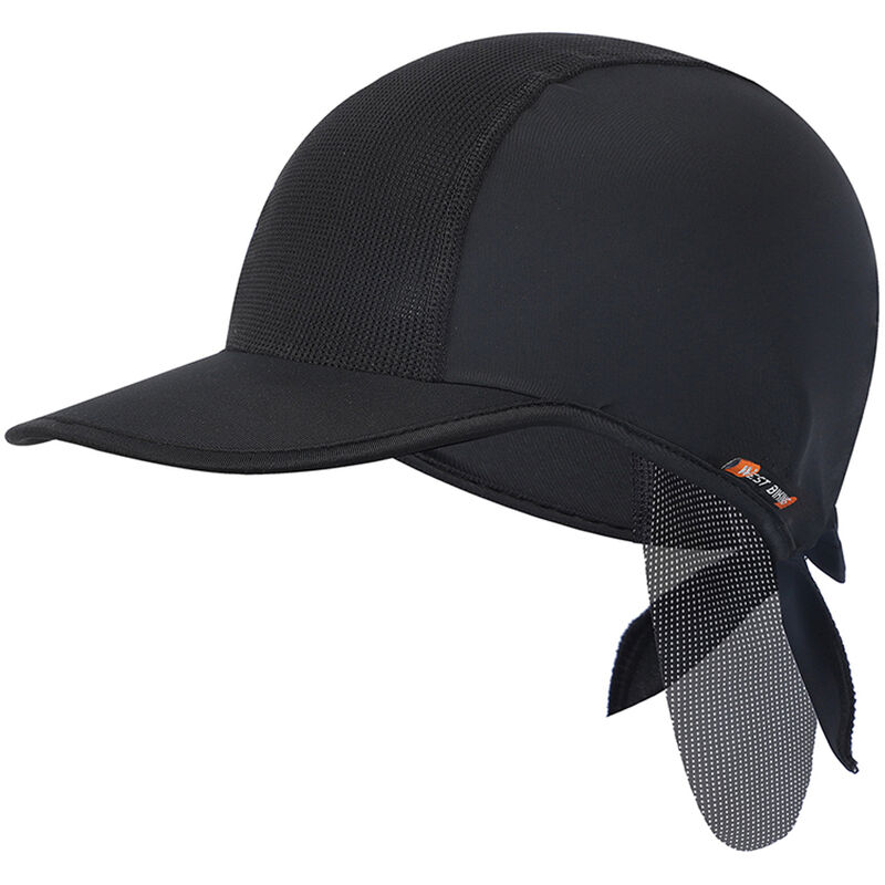 

Summer Ice Silks Gorra de pirata Gorra de ciclismo Gorra de ciclismo de pesca Gorra de deportes al aire libre Sombrero de proteccion solar,Negro