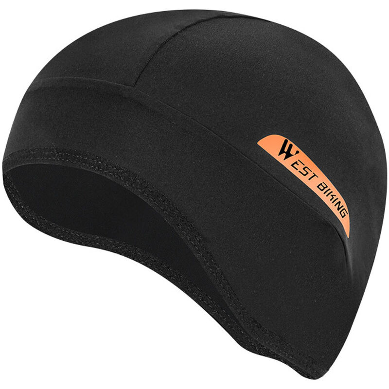 

WEST BIKING UV400 Gorra de montar para deportes al aire libre de verano Elasticidad superior Forro de casco,Negro