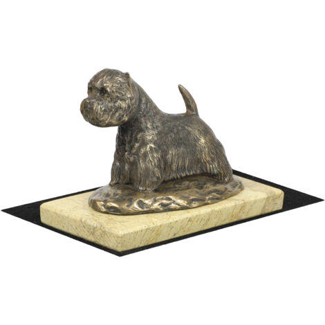 West Highland White Terrier, Westie: estatuilla de perro, figura de silueta de perro, trofeo para una exposición de perros de Art-Dog