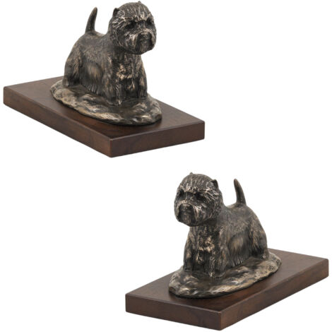 West Highland White Terrier, Westie - statuetta di cane, statuetta da ufficio, trofeo per una mostra canina di Art-Dog