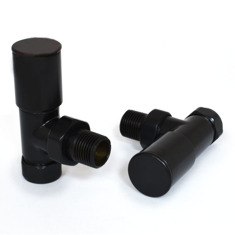 Image of Milan Angled Radiator Valves Pair -&hellip;