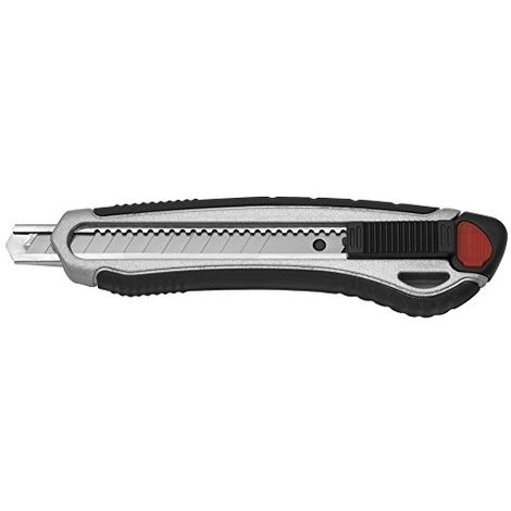 WESTCOTT CUTTER E-84024 00 ALLIAGE ALUMINIUM AVEC POIGNÉE SOUPLE, LARGEUR 9 MM (GRIS/NOIR)
