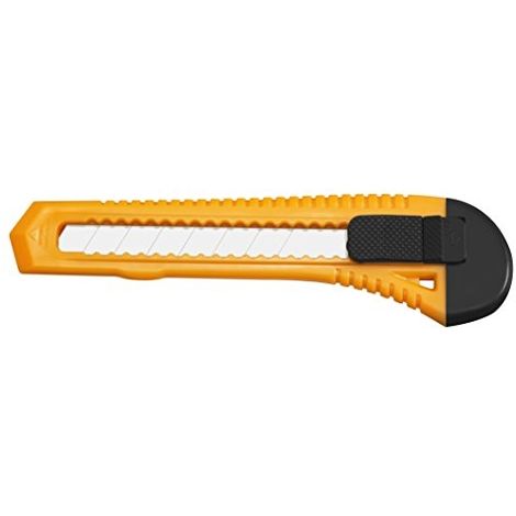 'WESTCOTT CUTTER ''OFFICE, LAME 18 MM, EN PLASTIQUE, ORANGE/NOIR, 1 PIÈCE, E DE 84003 BP