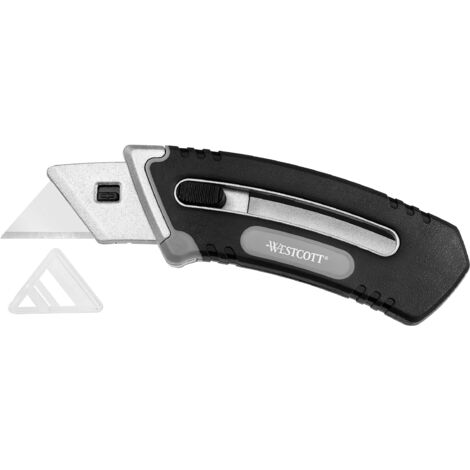 Westcott E-84029 00 Coltello Universal, richiudibile, con meccanismo telescopico e retrazione automatica della lama
