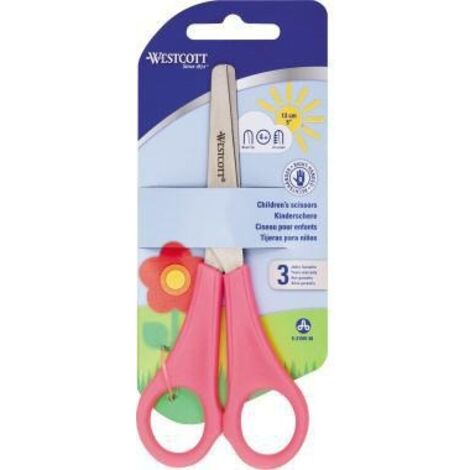Westcott Kinderschere E-21591 00 13cm 5 Zoll rund pink