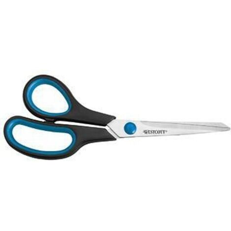 Westcott Schere Easy Grip E-30282 00 20cm Linkshänder blau