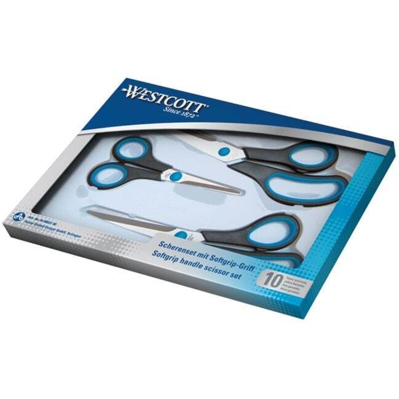 Westcott Easy Grip Scissor Set 130/200/255mm (Pack of 3) - N-90027 00