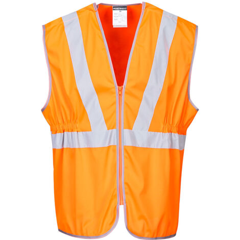 Weste Hv Long Ris Farbe: Orange Größe M - Portwest