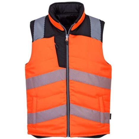 Weste Reversibel Hochsichtbarkeit Pw3 - XXL - Orange/Schwarz - Portwest