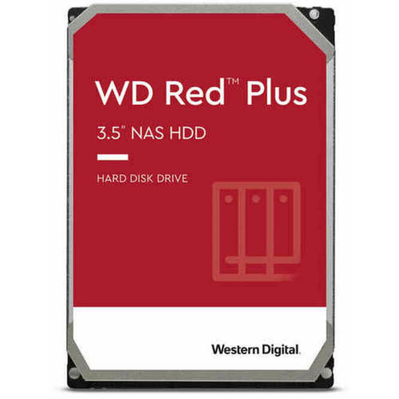 

Disco Duro WD Red Plus NAS 3,5' 5400 rpm 14 TB - Western Digital